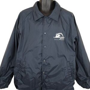 Vintage Ski Lookout Pass Windbreaker Jacket Mens Size XL Idaho Montana